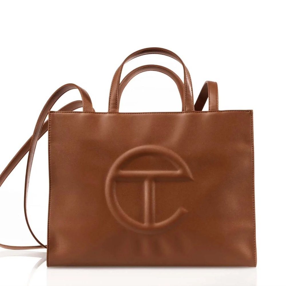 Authentic Telfar Medium Tan Bag - image 1